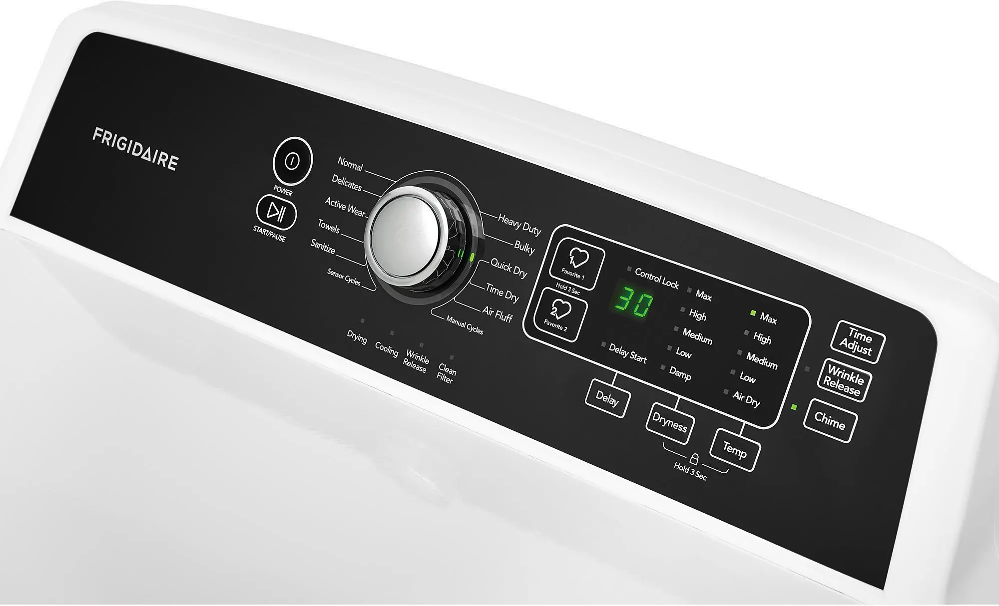 FFRG4120SW Frigidaire Gas Dryer - 6.7 Cu. Ft. White-4