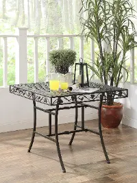 Metal Square Outdoor Patio Table - Ivy League 
