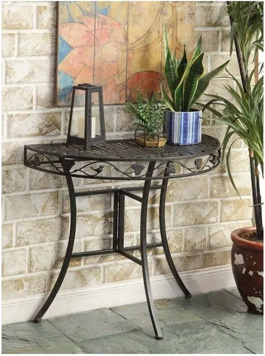 Outdoor Multi-Use Round Table Halves - Ivy League-2