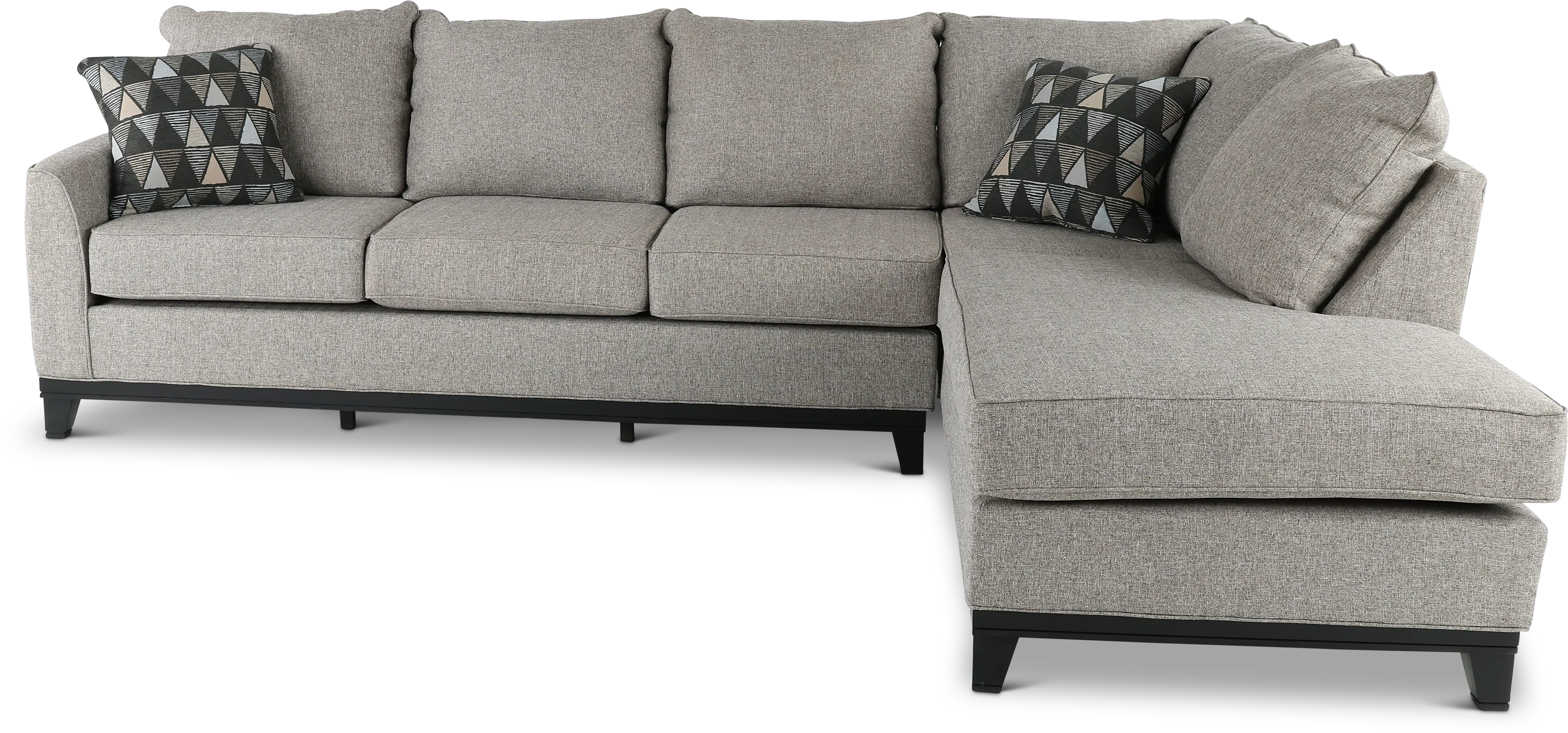 2PC/EMERSN/SLATE/OP1 Emerson Gray 2 Piece Sectional-1