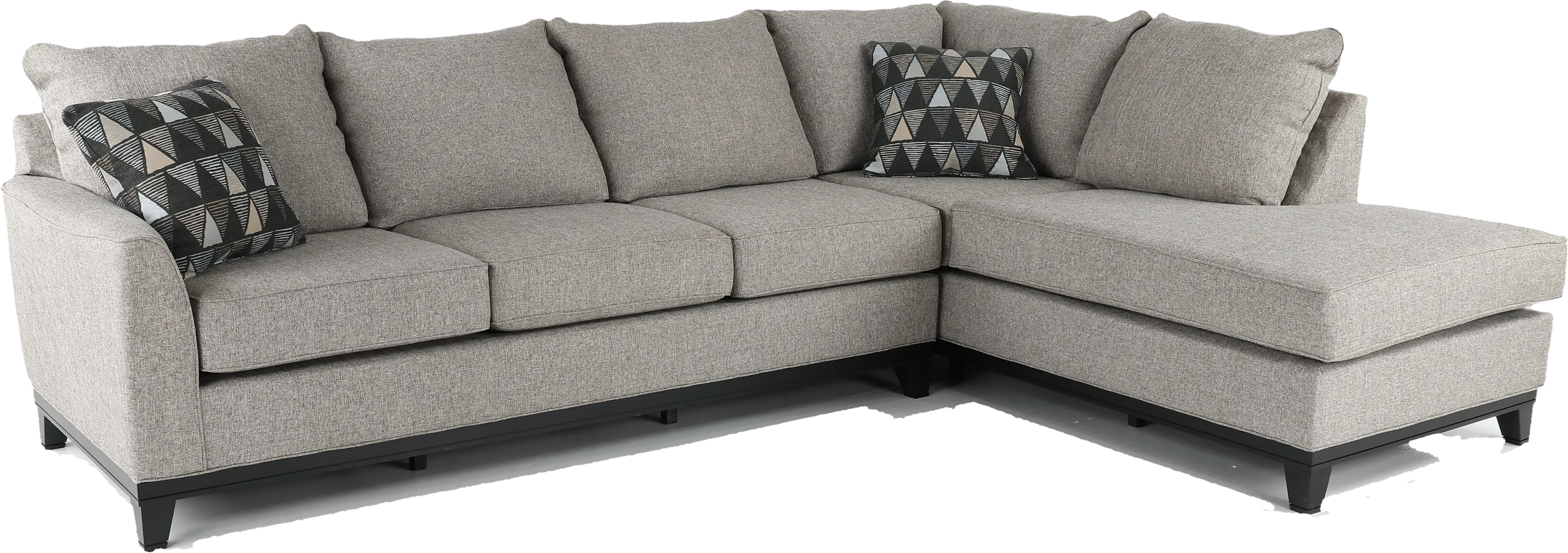 2PC/EMERSN/SLATE/OP1 Emerson Gray 2 Piece Sectional-3