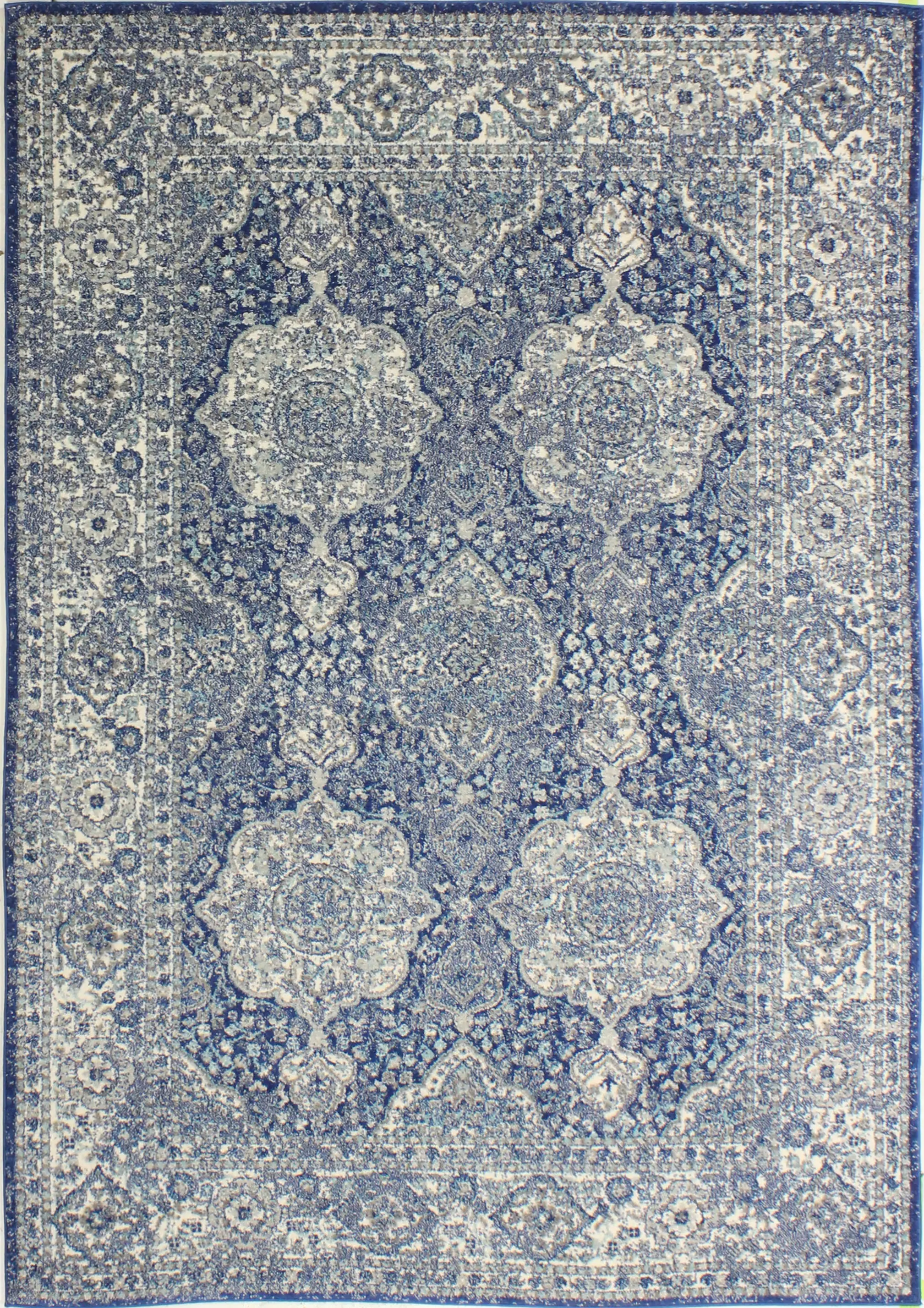 E110-DKBL-4X6-5363 Everek 4 x 6 Dark Blue Rug-2