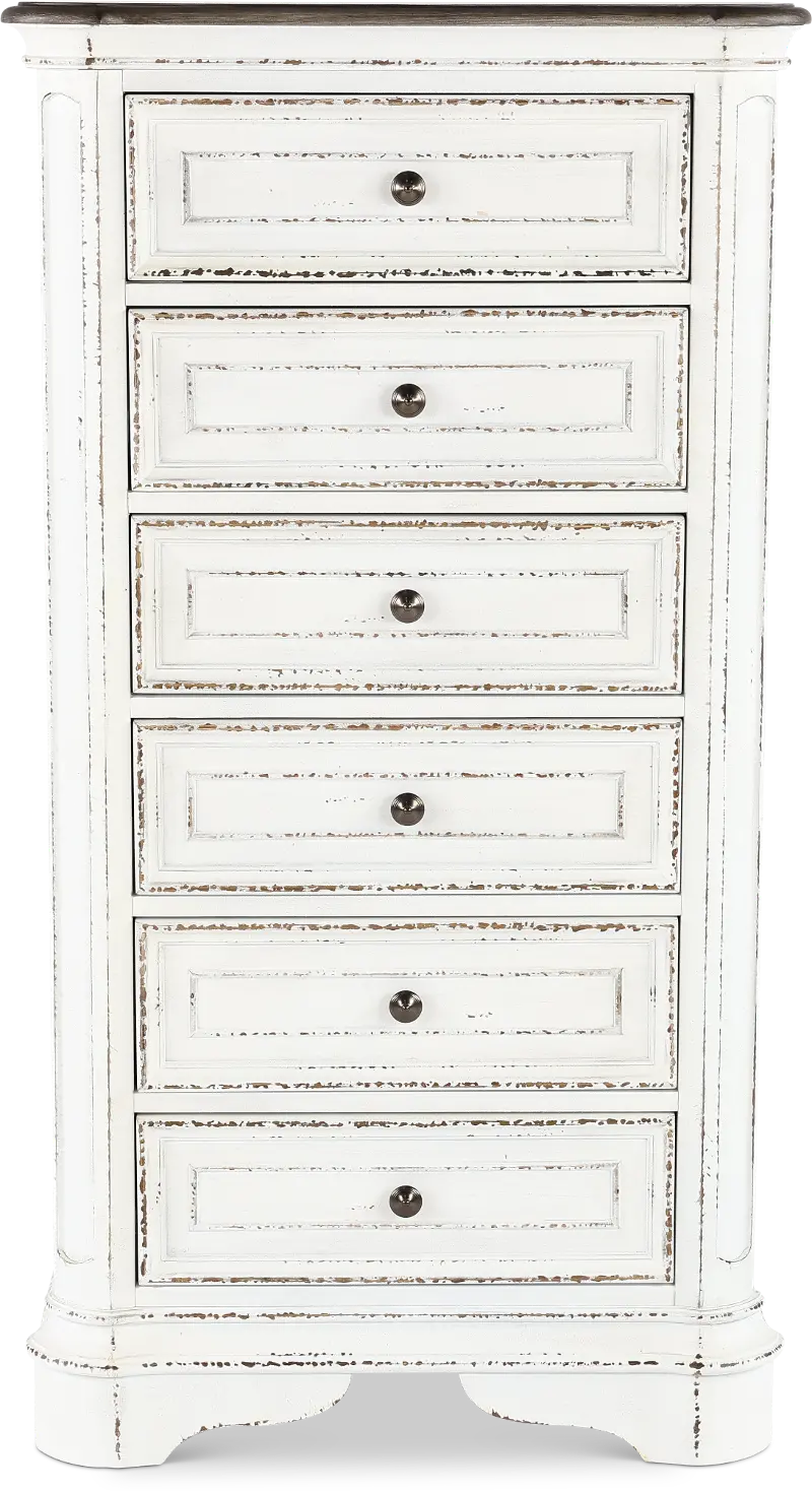 Magnolia Manor Antique White Lingerie Chest