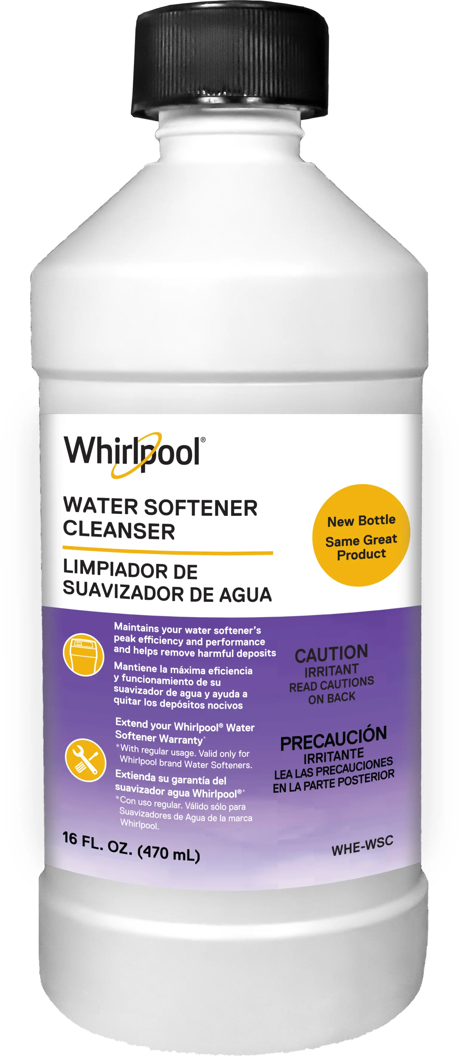 .WHES30+(3)CLNR+1YR Whirlpool 30,000 Water Softener with 3 Bottles of Cleaner-4