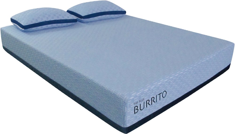 Blue Burrito Visco Gel Memory Foam Queen Mattress