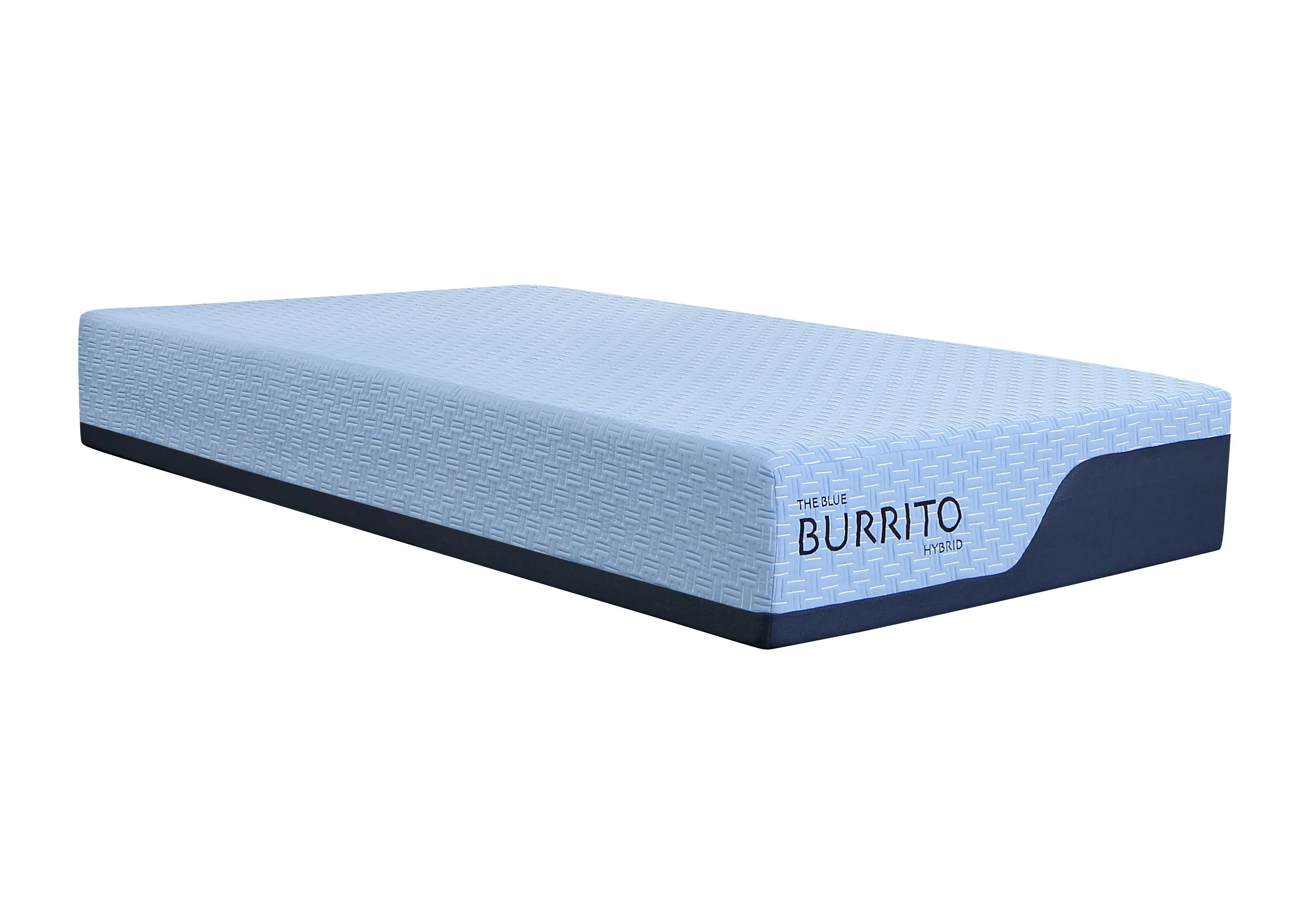 AH-BBHY-011TW Blue Burrito Hybrid Memory Foam Twin Mattress-2