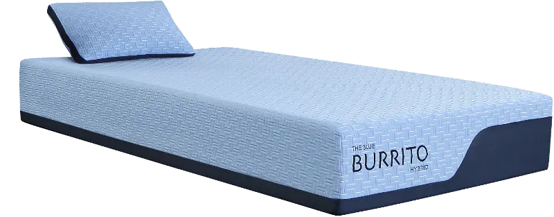 Blue Burrito Hybrid Memory Foam Twin-XL Mattress