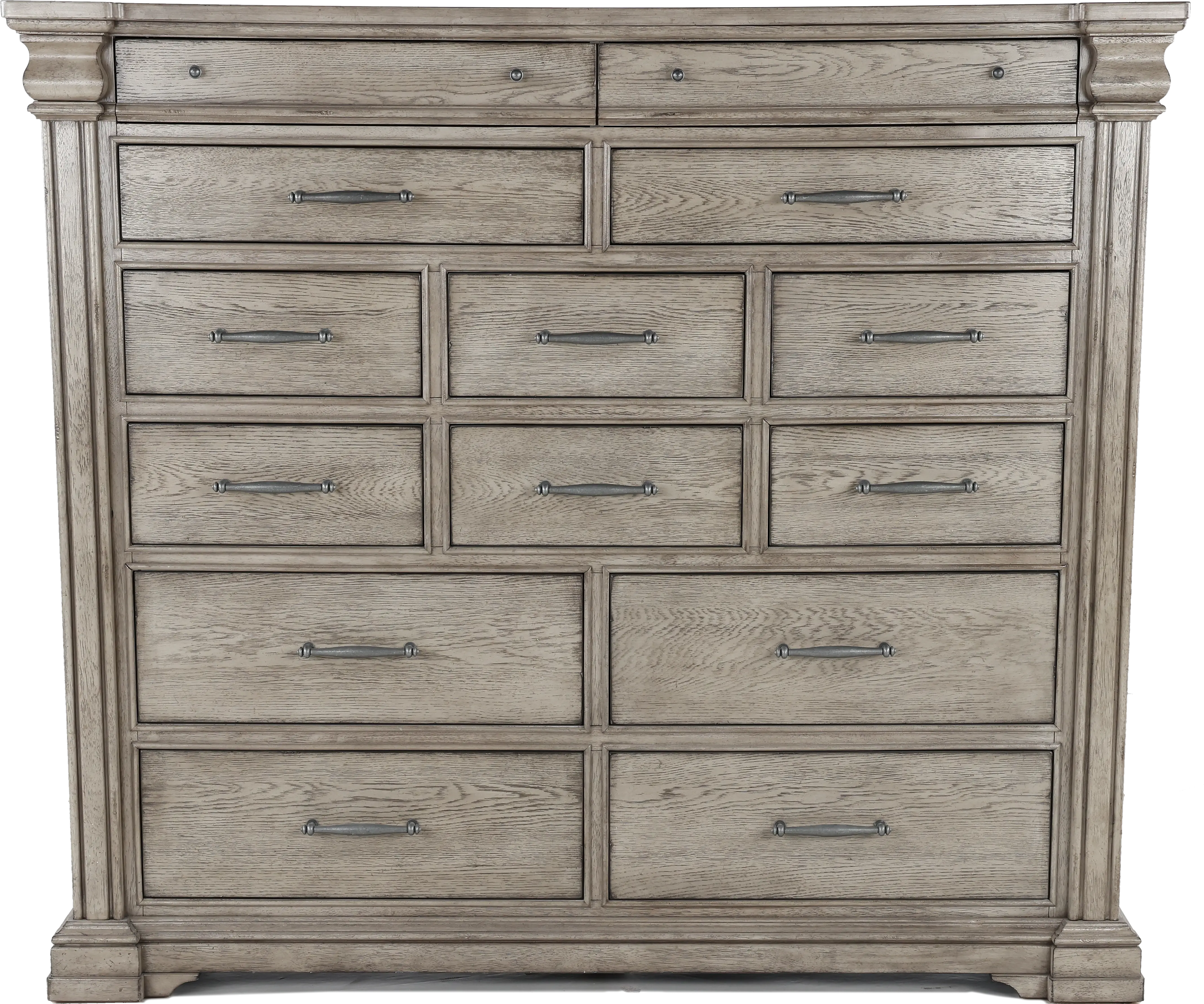 Madison Ridge Gray Large Chest-1