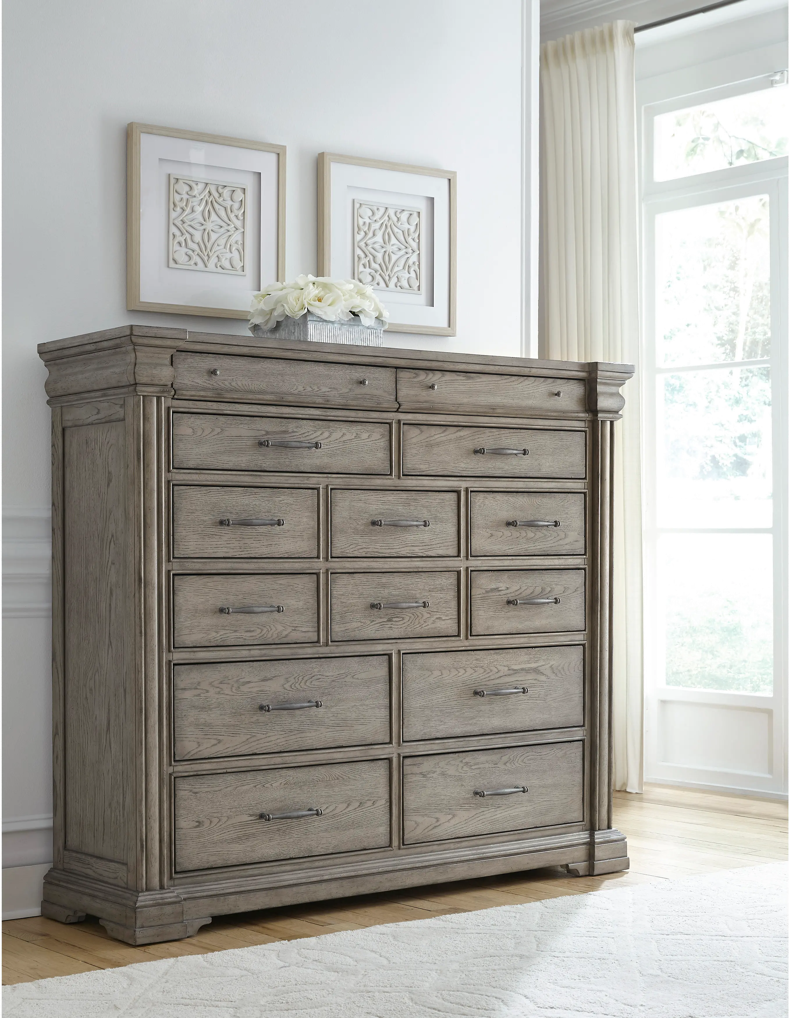 Madison Ridge Gray Large Chest-2