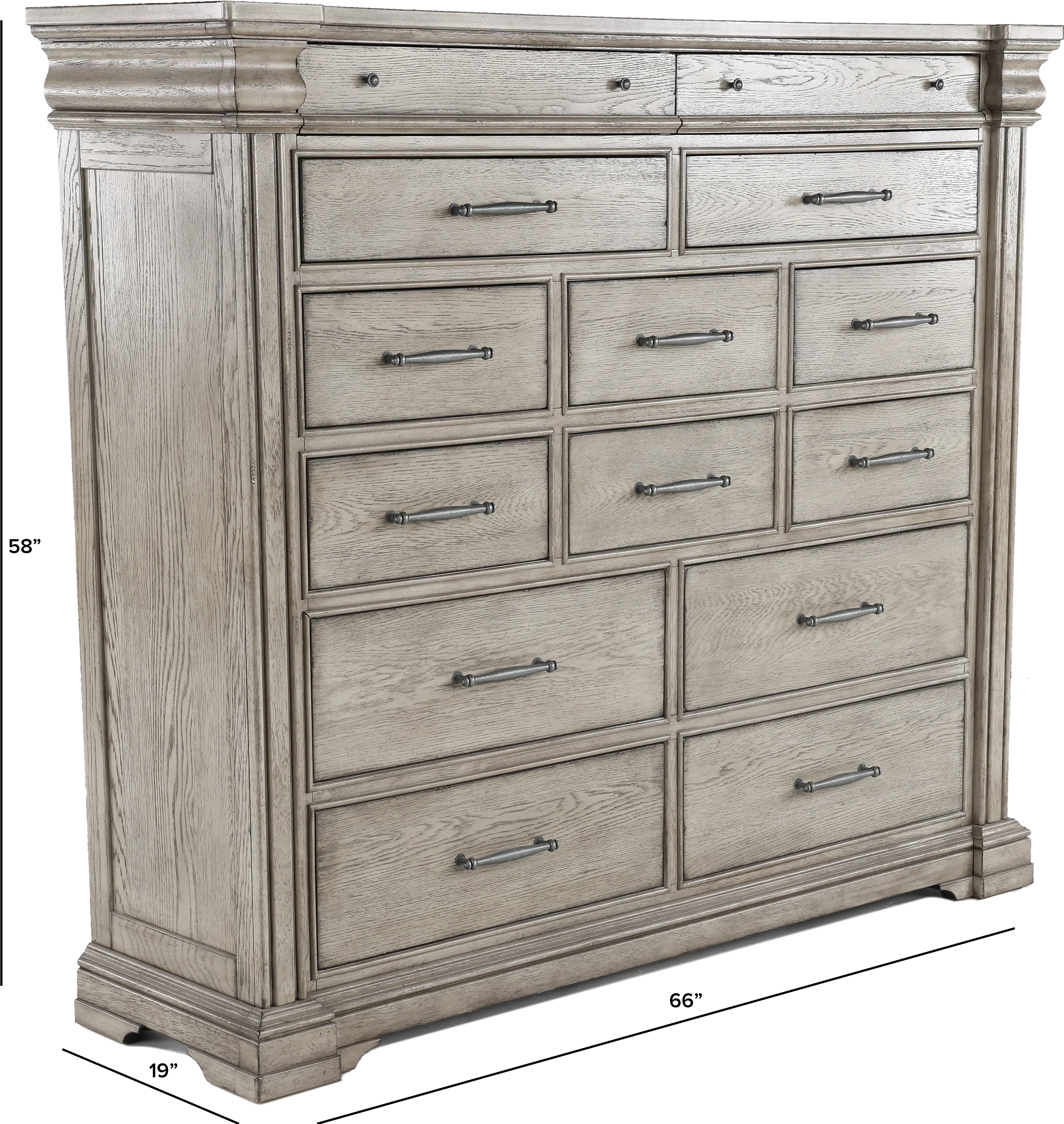 Madison Ridge Gray Large Chest-3