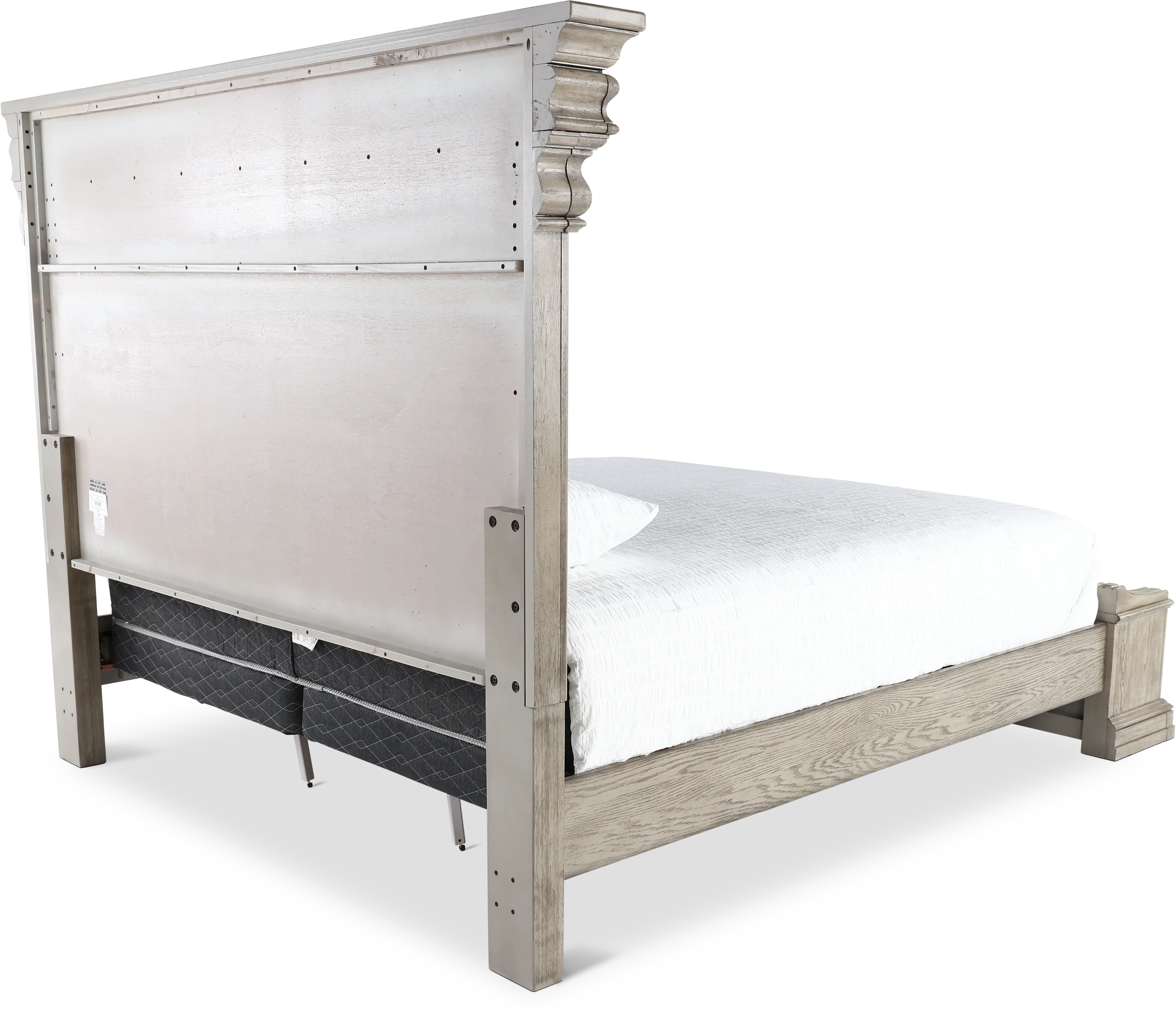 Madison Ridge Gray Queen Storage Bed-7