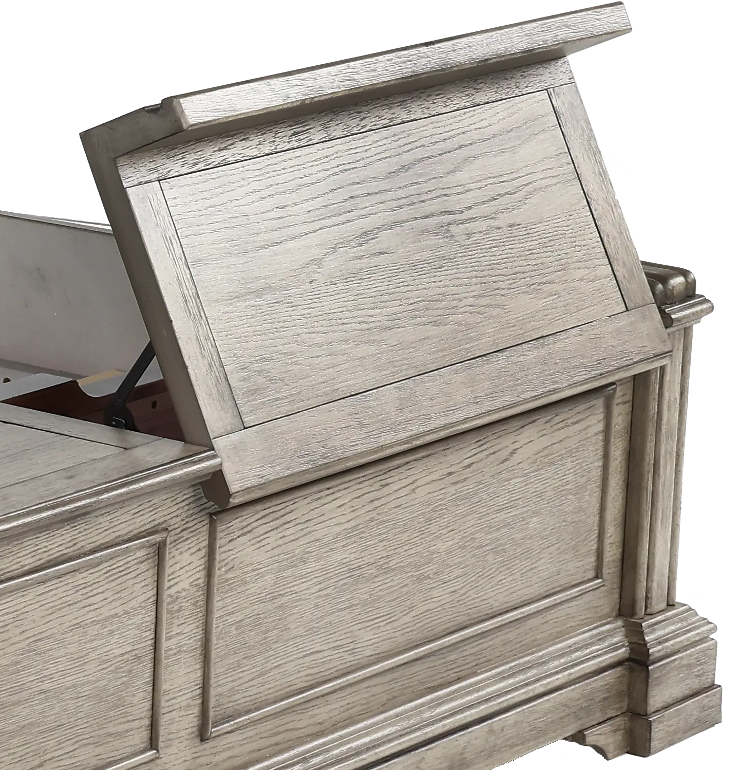 Madison Ridge Gray Queen Storage Bed-8