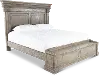 Madison Ridge Gray King Storage Bed
