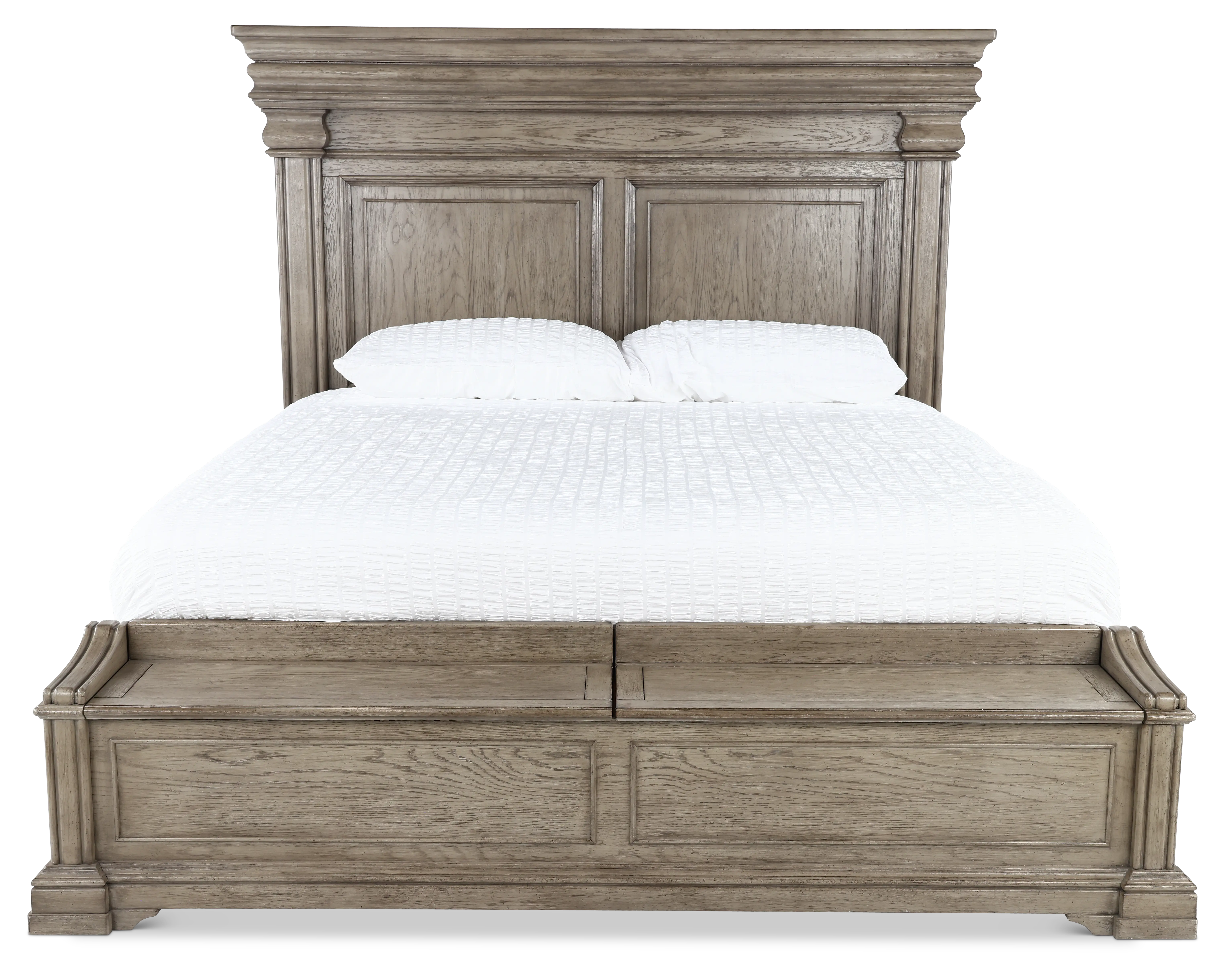 Madison Ridge Gray California King Storage Bed-1