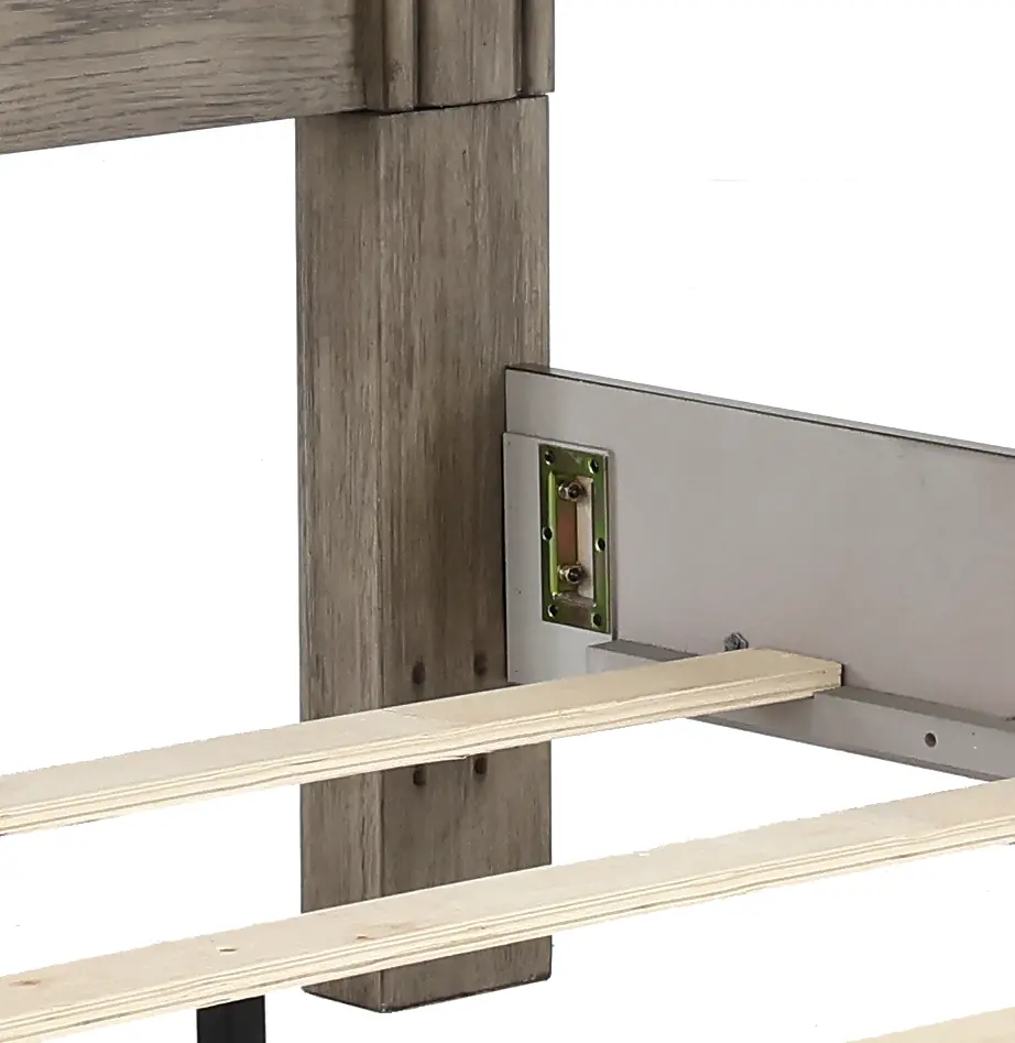 Madison Ridge Gray California King Storage Bed-10