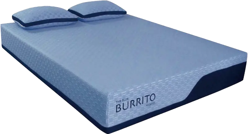 Blue Burrito Hybrid Memory Foam King Mattress