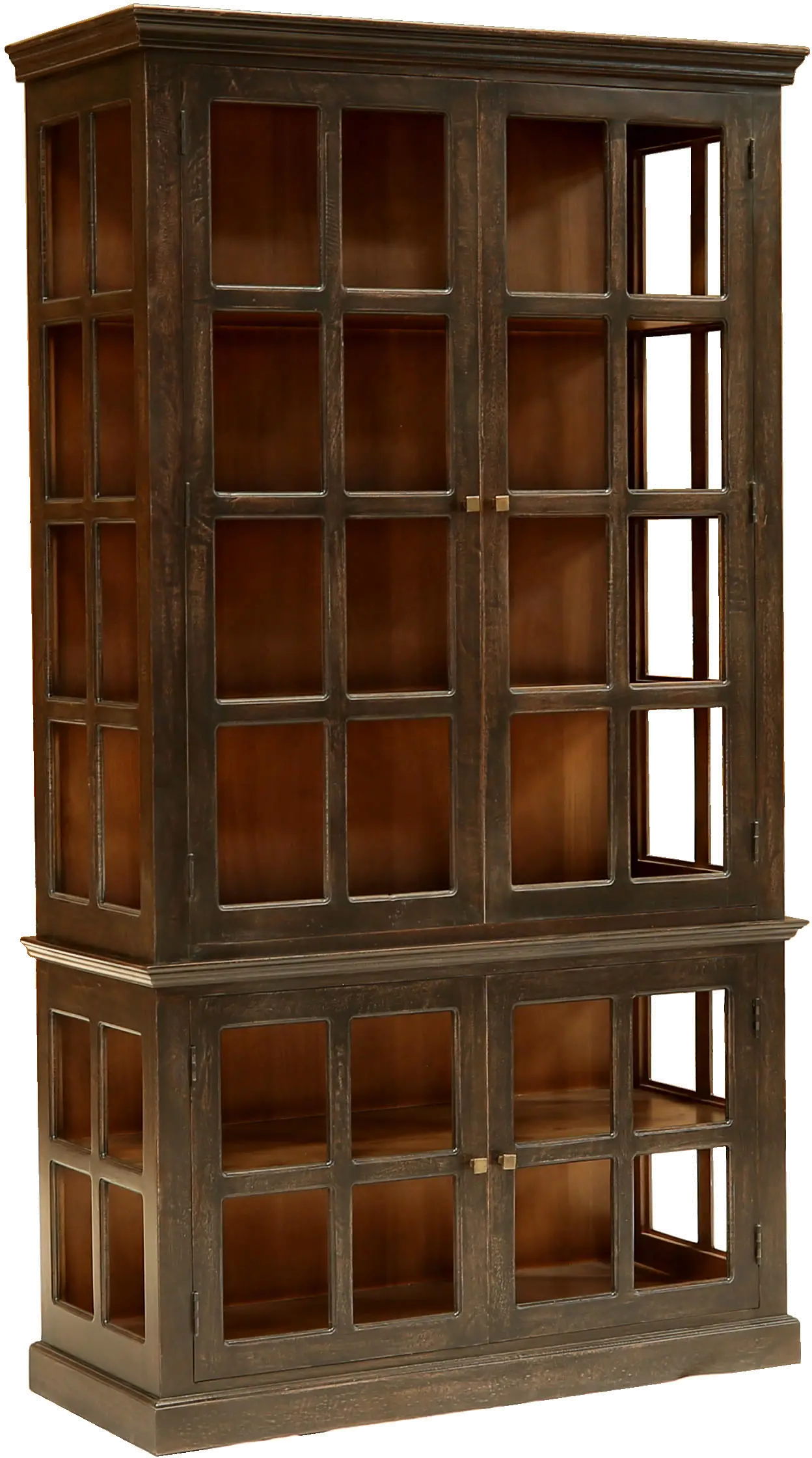 Brix Classic Brown Door Bookcase-1