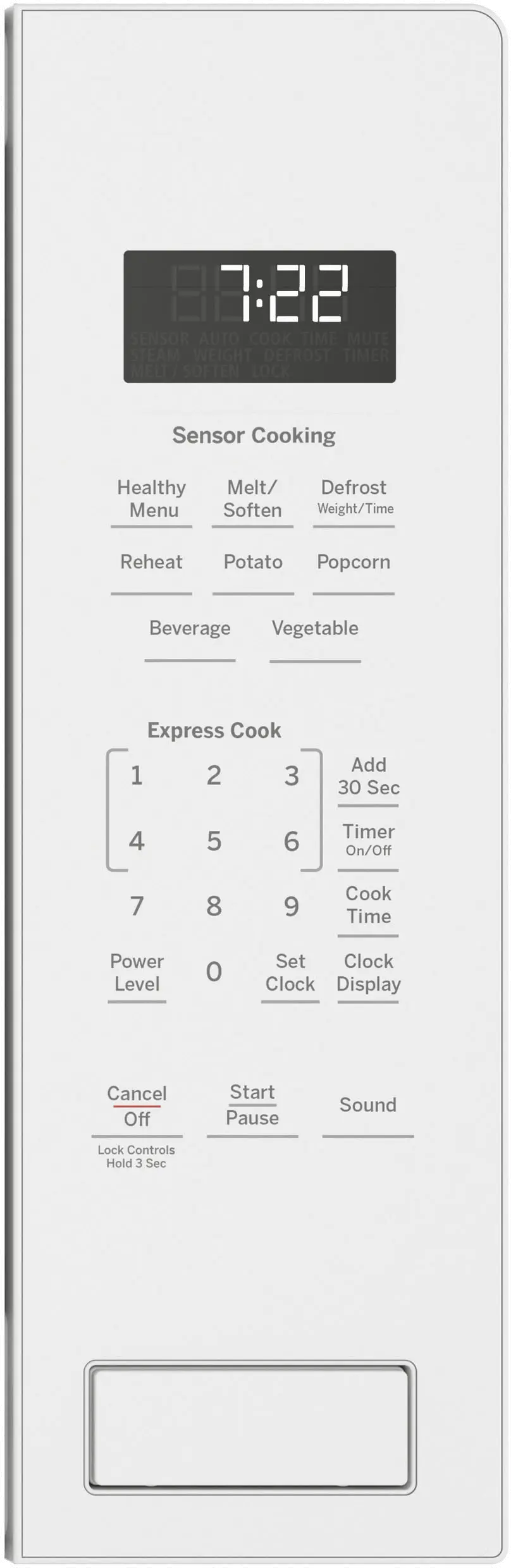 PEB7227+JX7227-W/W GE Profile Countertop Microwave and 27 Inch Trim Kit - White-1