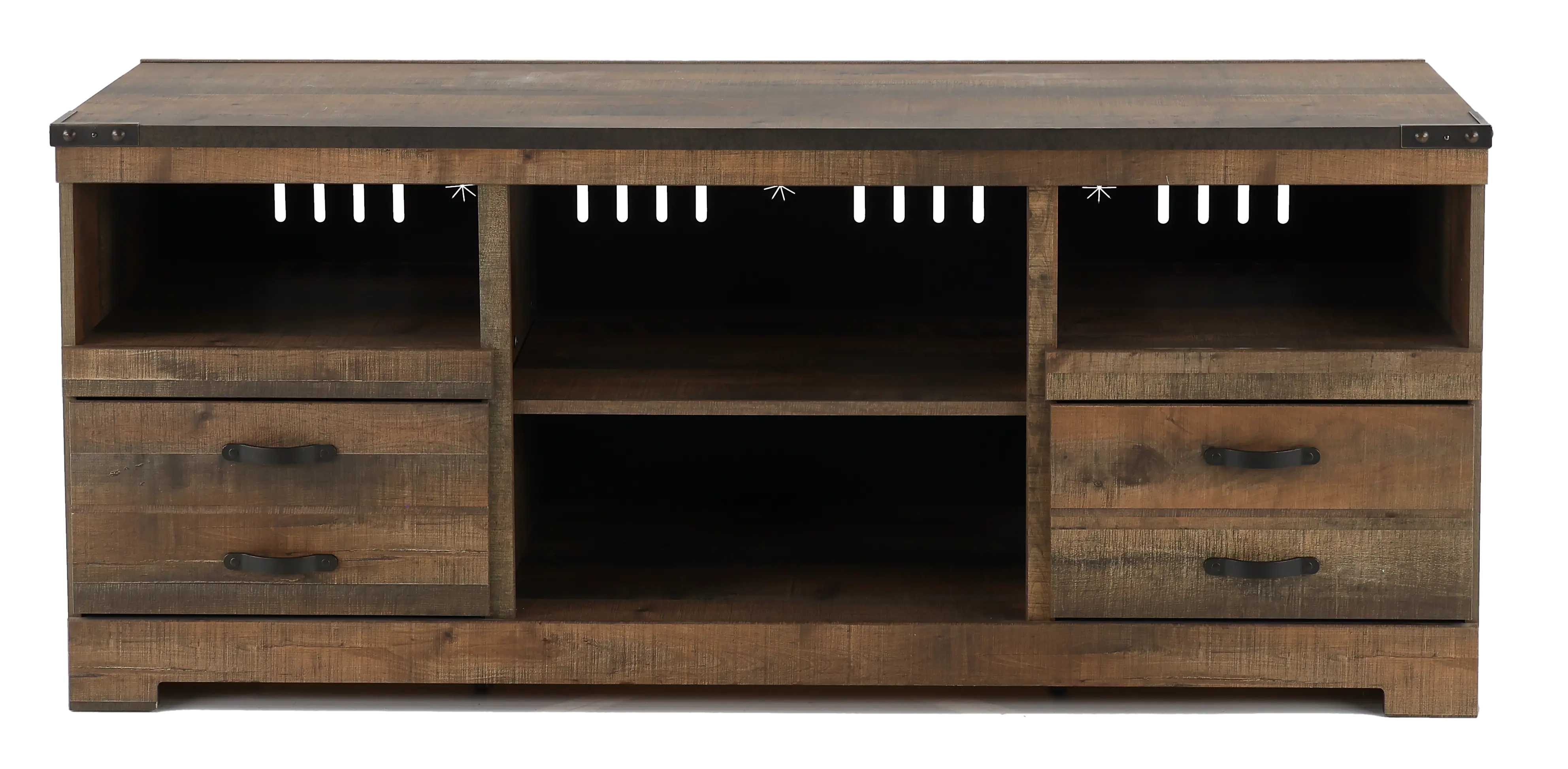 Trinell Rustic Gray 64  TV Stand-1
