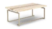 Spectrum Onyx and Gold Coffee Table