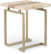 Spectrum Onyx and Gold End Table