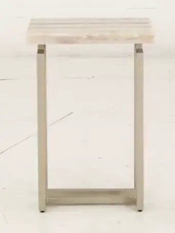 Spectrum Onyx and Gold Side Table-8