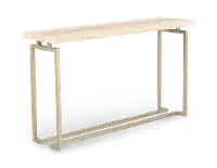 Spectrum Onyx and Gold Console Table