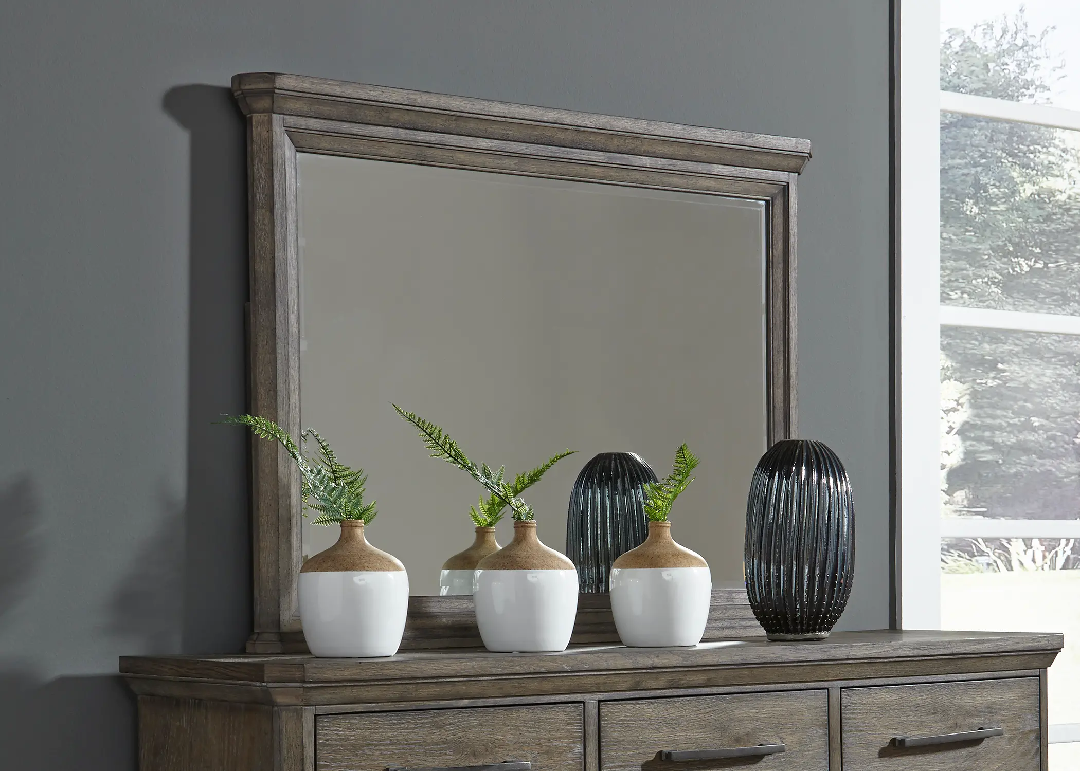 823-BR52/MIRROR Artisan Prairie Aged Oak Mirror-3