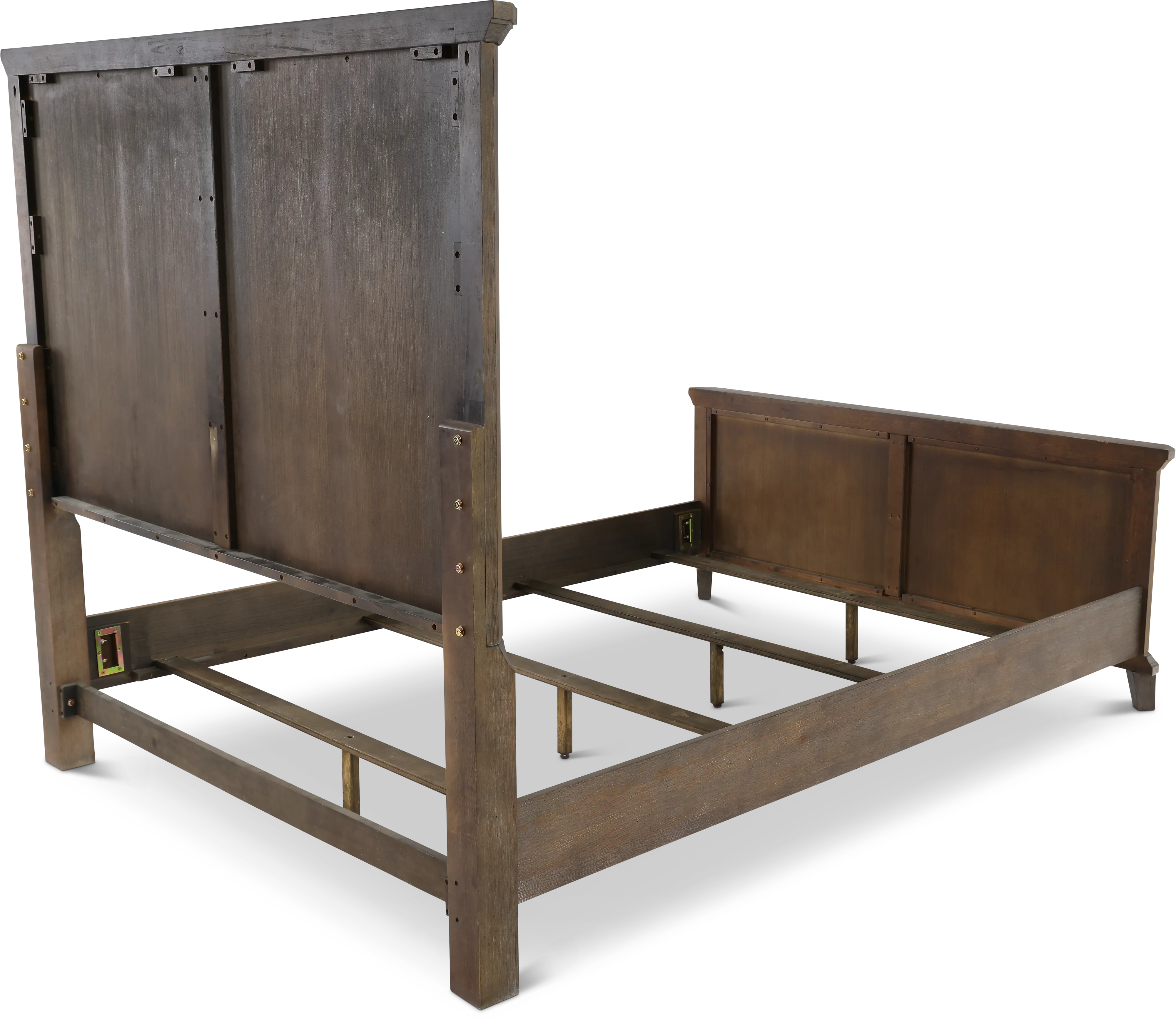 823/PANELBED5/0 Artisan Prairie Aged Oak Queen Bed-7