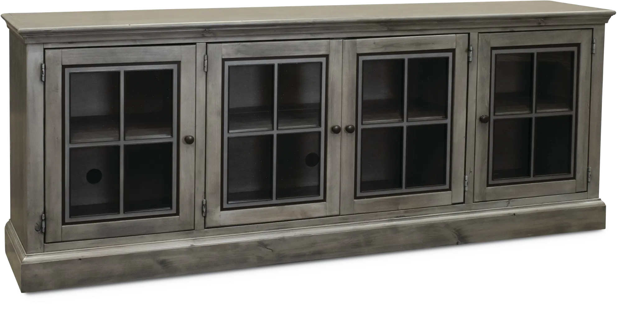 Churchill Rustic Gray 84  TV Stand-3