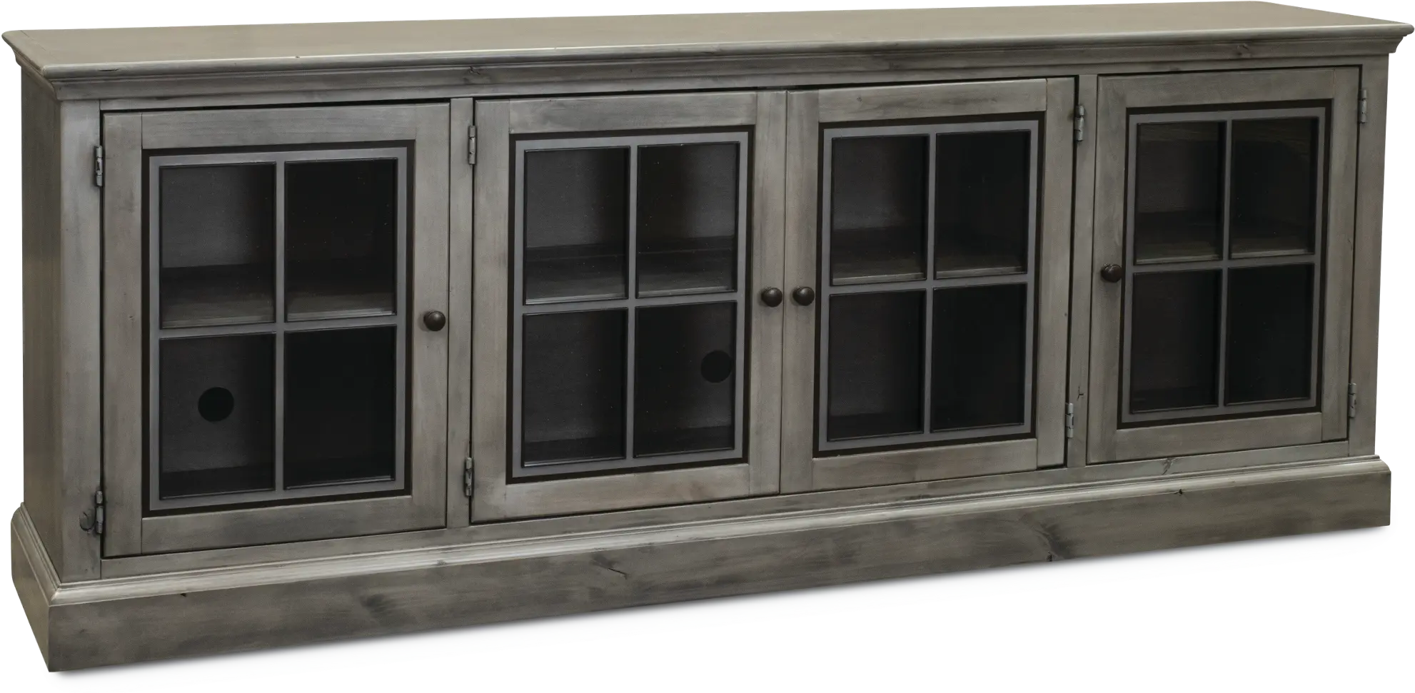 Churchill Rustic Gray 84  TV Stand-5