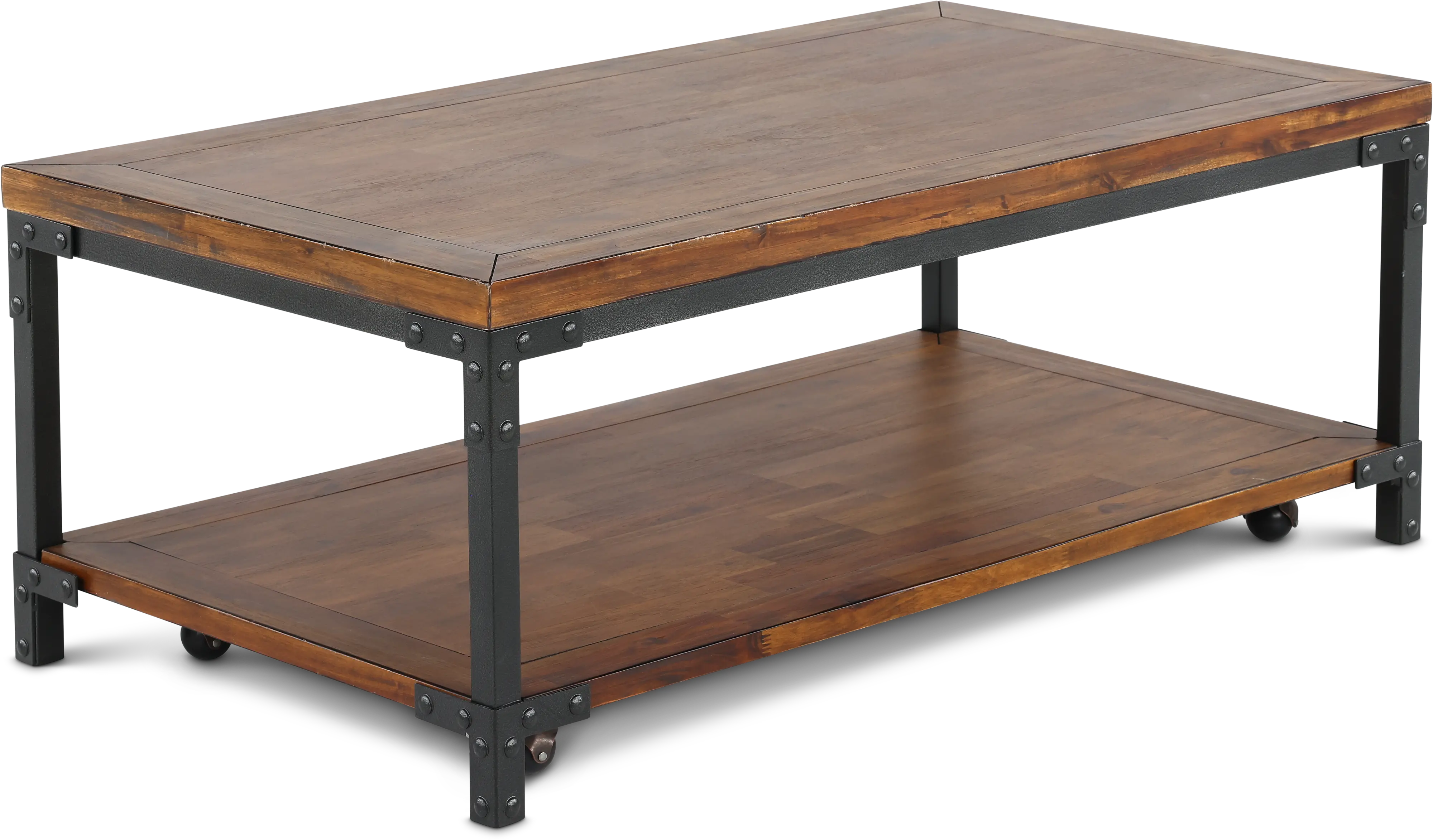 Lantana Honey Brown Coffee Table-4