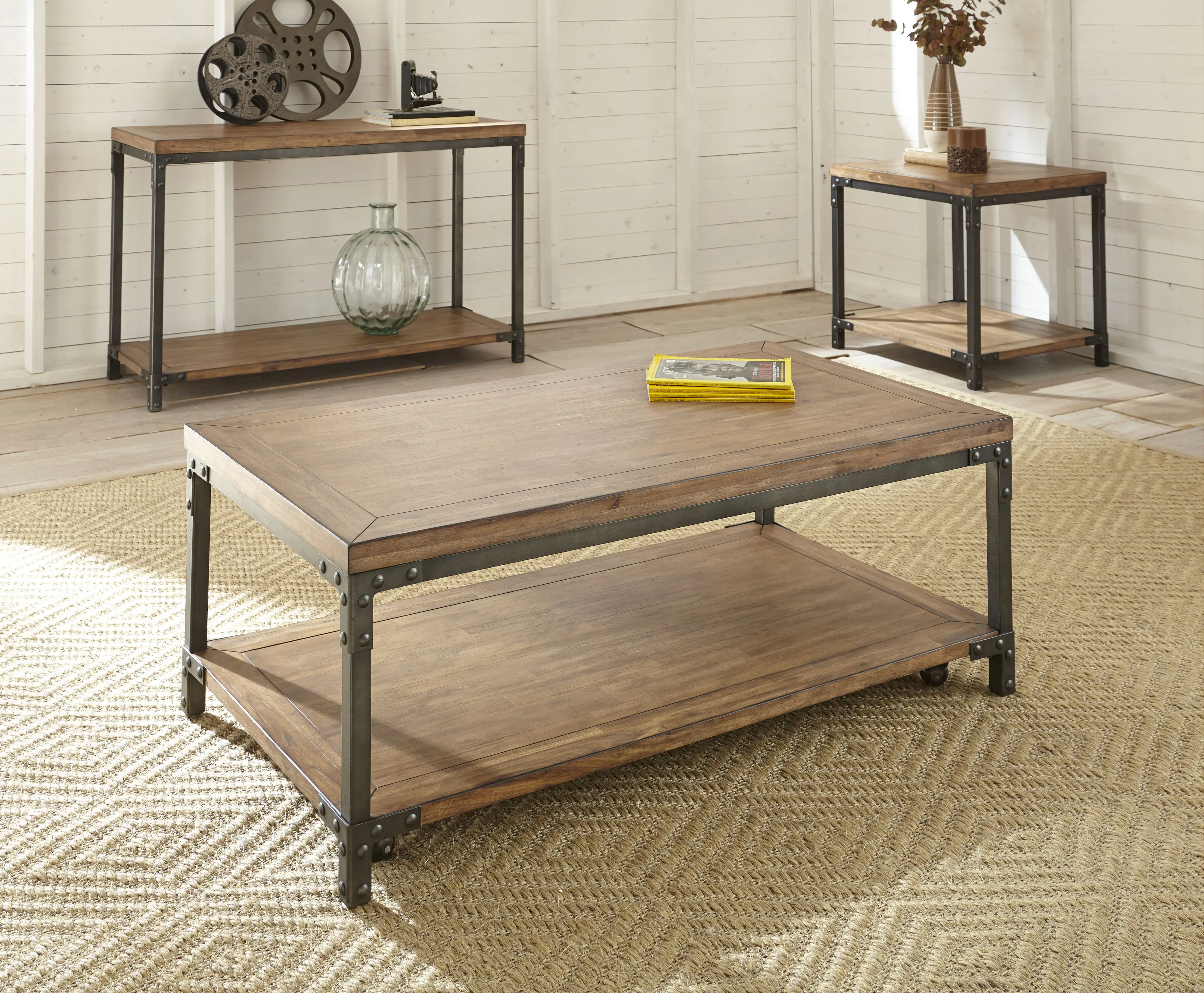 Lantana Honey Brown Coffee Table-2