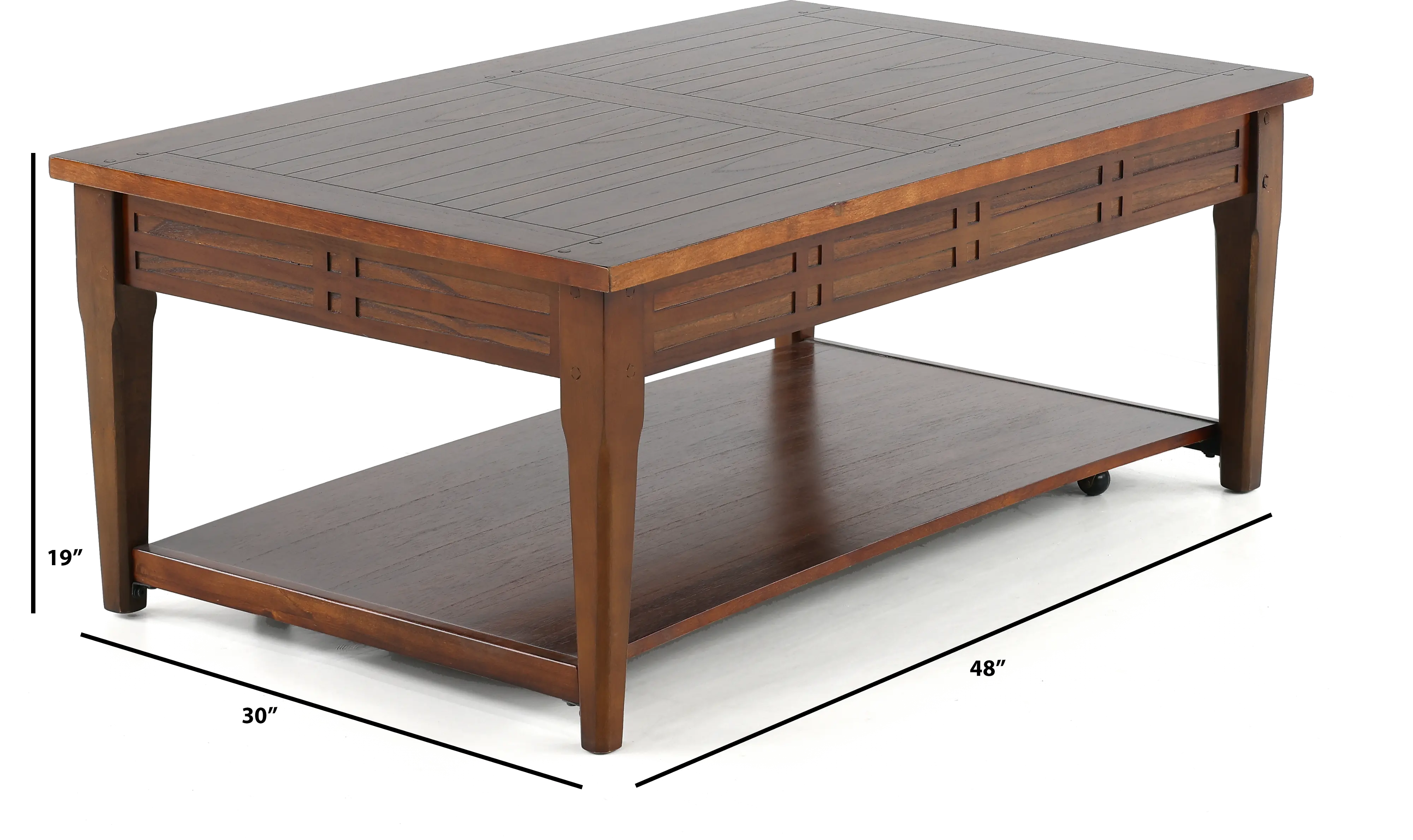 Crestline Dark Brown Lift Top Coffee Table-3