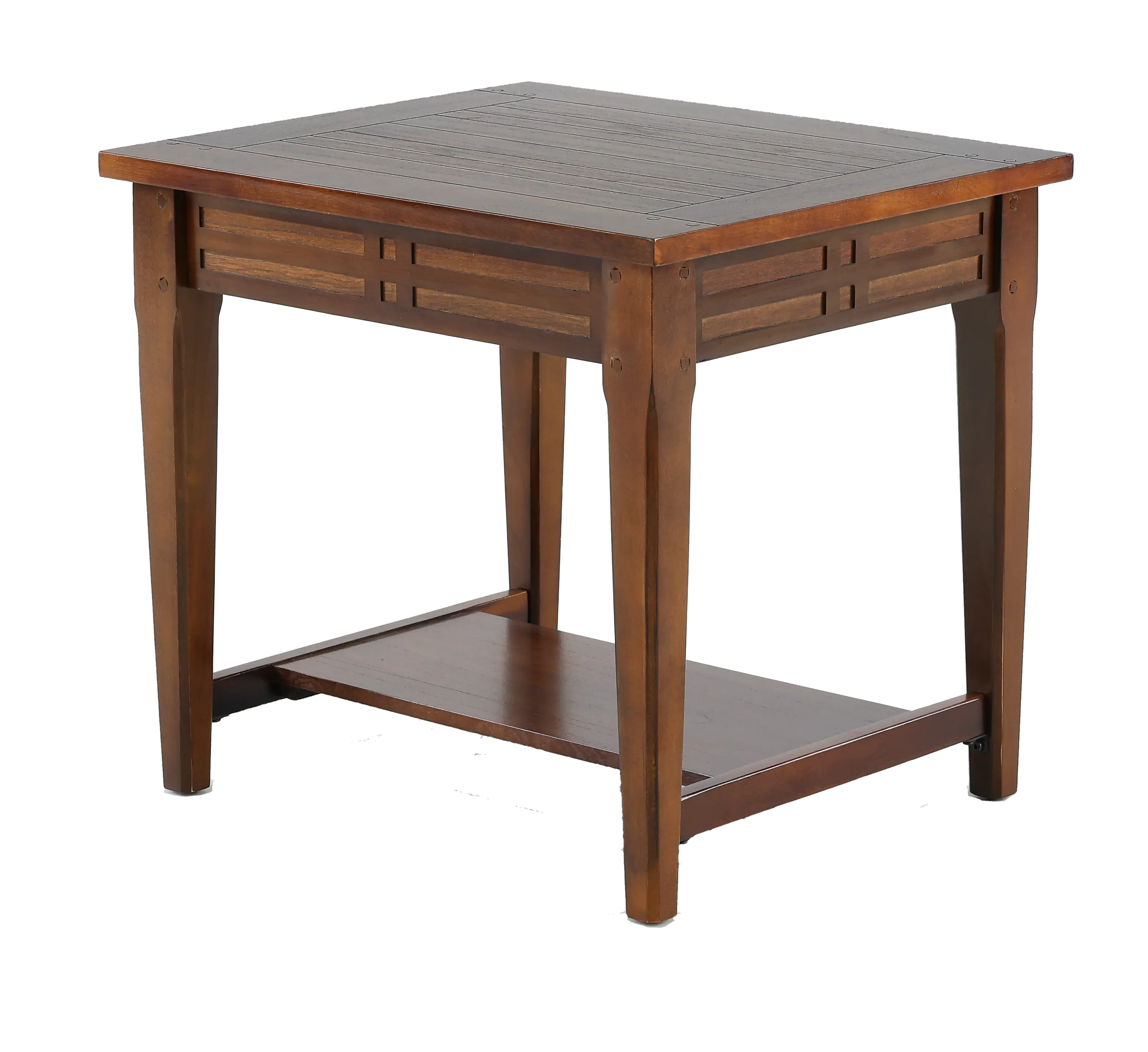 Crestline Dark Brown End Table-1