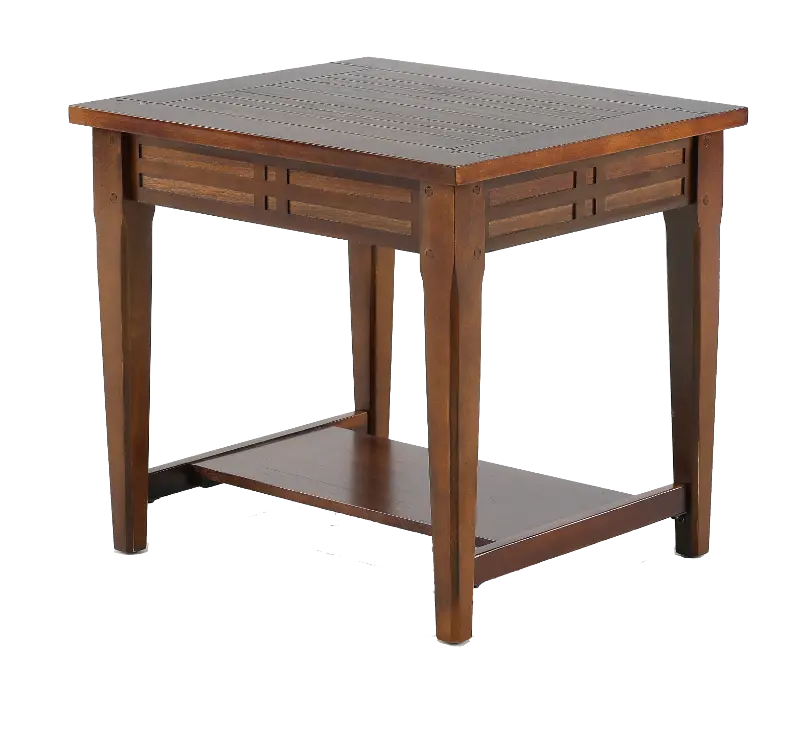 Crestline Dark Brown End Table
