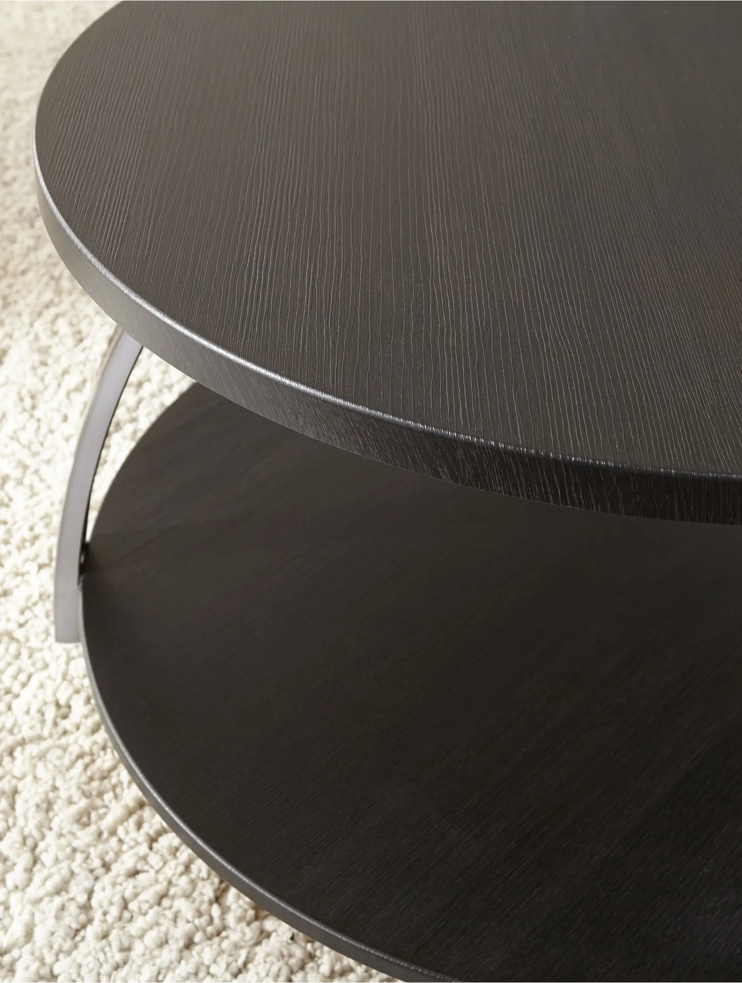 Coham Contemporary Black Coffee Table-6