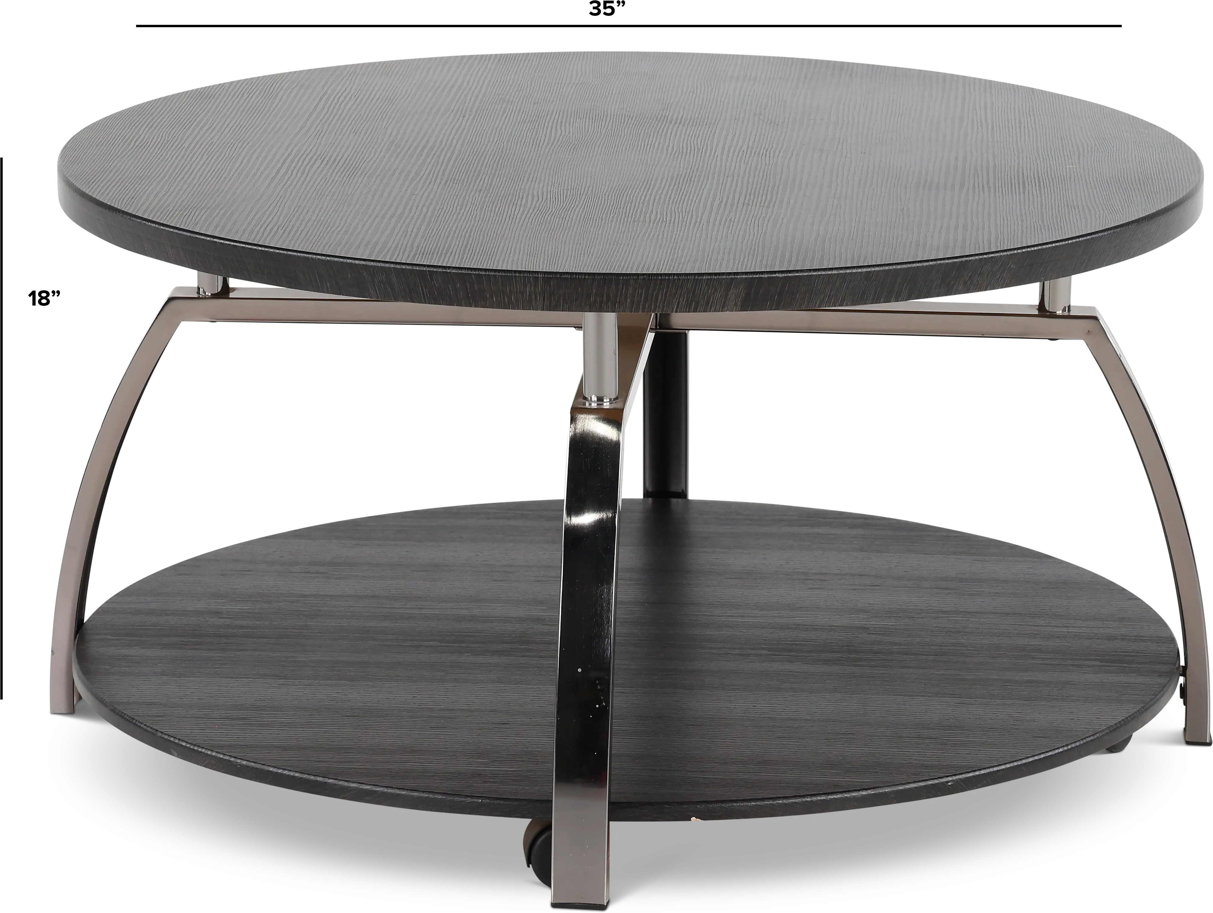 Coham Contemporary Black Coffee Table-3
