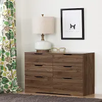 11281 Holland Modern Farmhouse Walnut Dresser - South Shore