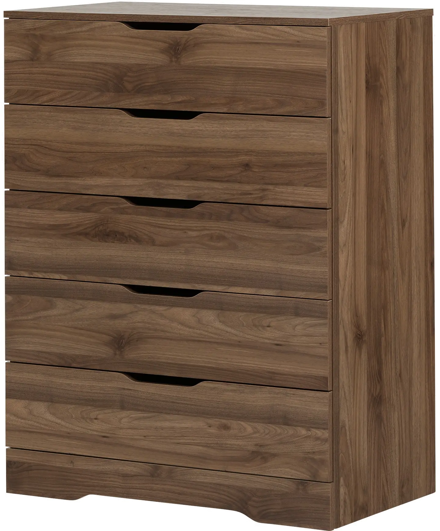 11282 Modern Farmhouse Walnut Chest - South Shore-1