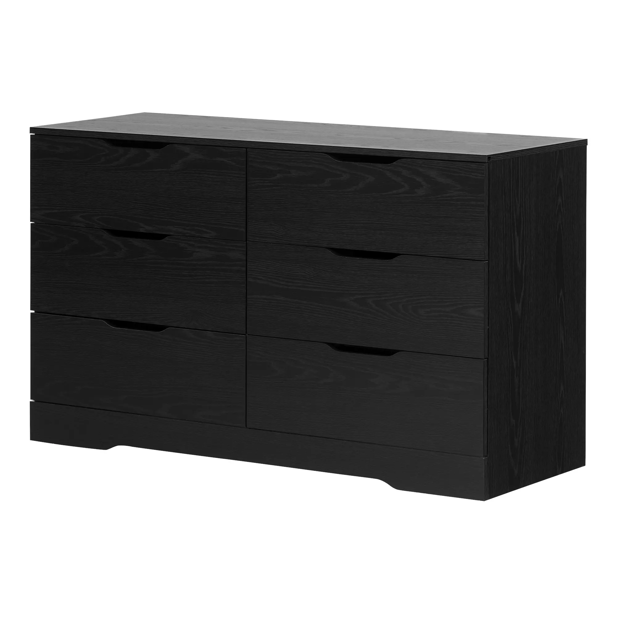 11291 Modern Farmhouse Black Oak Dresser - South Shore-1