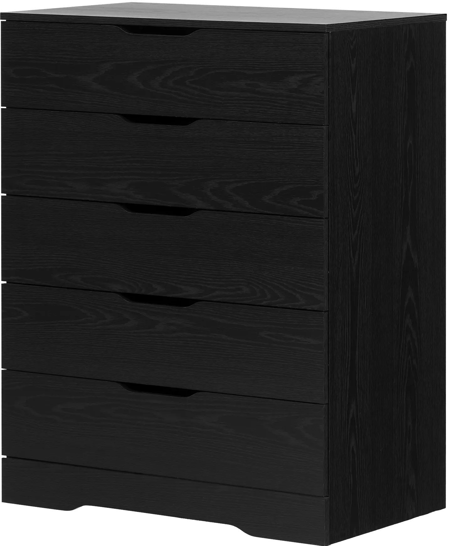 11292 Modern Farmhouse Black Oak Chest of Drawers - South Shore-1