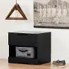 11294 Modern Farmhouse Black Oak Nightstand - South Shore