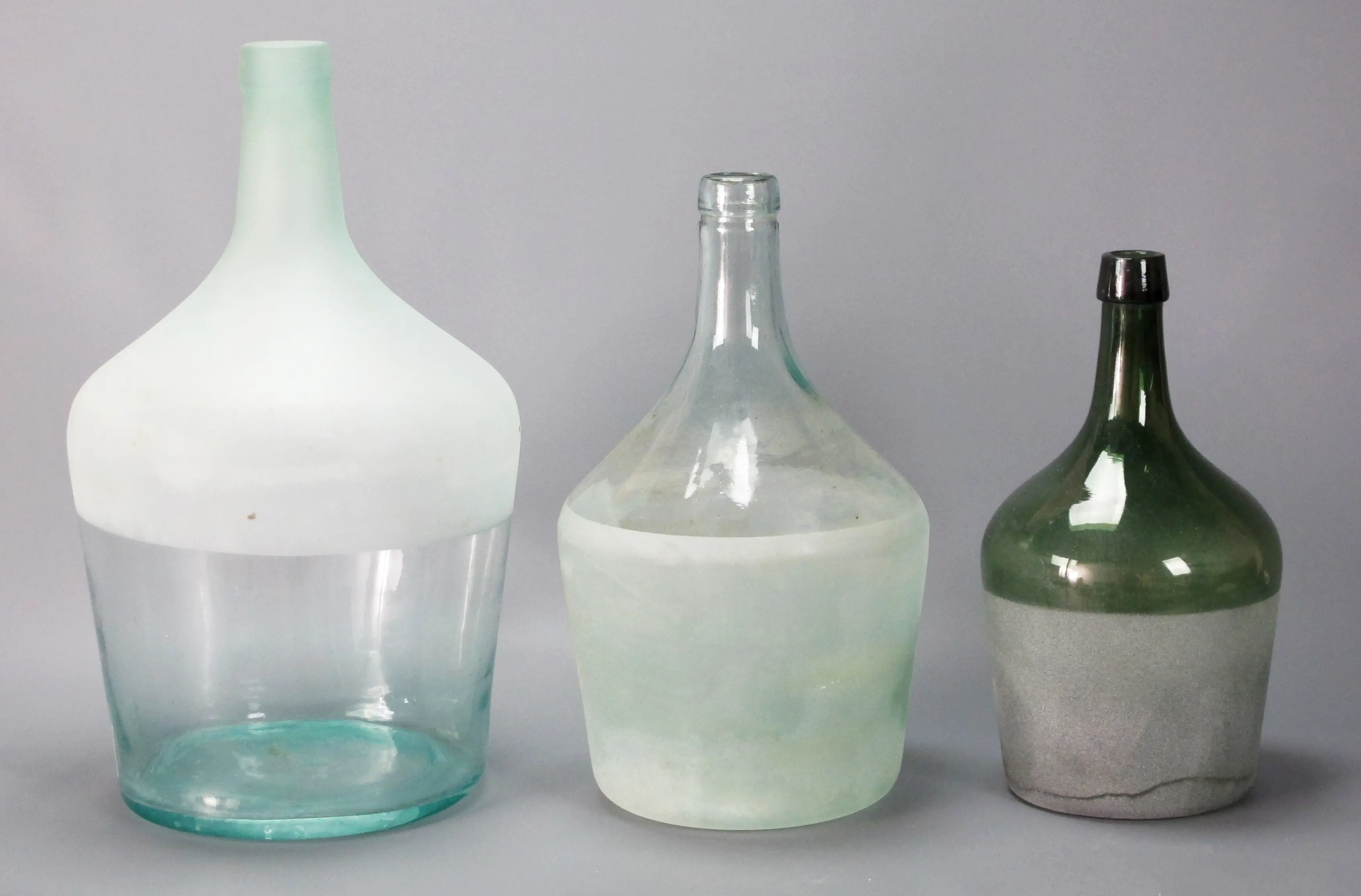 Medium Demijohn Half Frost Bottle-1