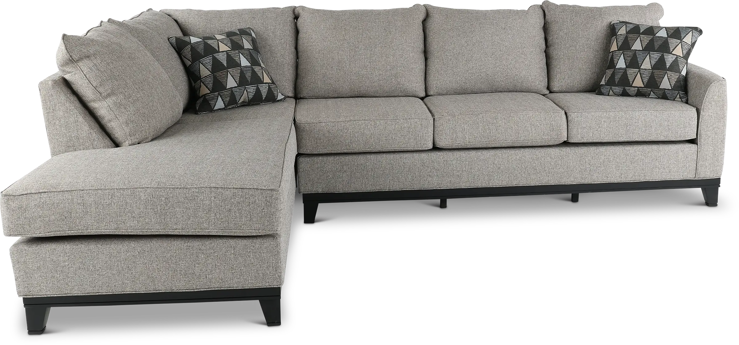 2PC/EMERSN/SLATE/OP2 Emerson Gray 2 Piece Sectional-1