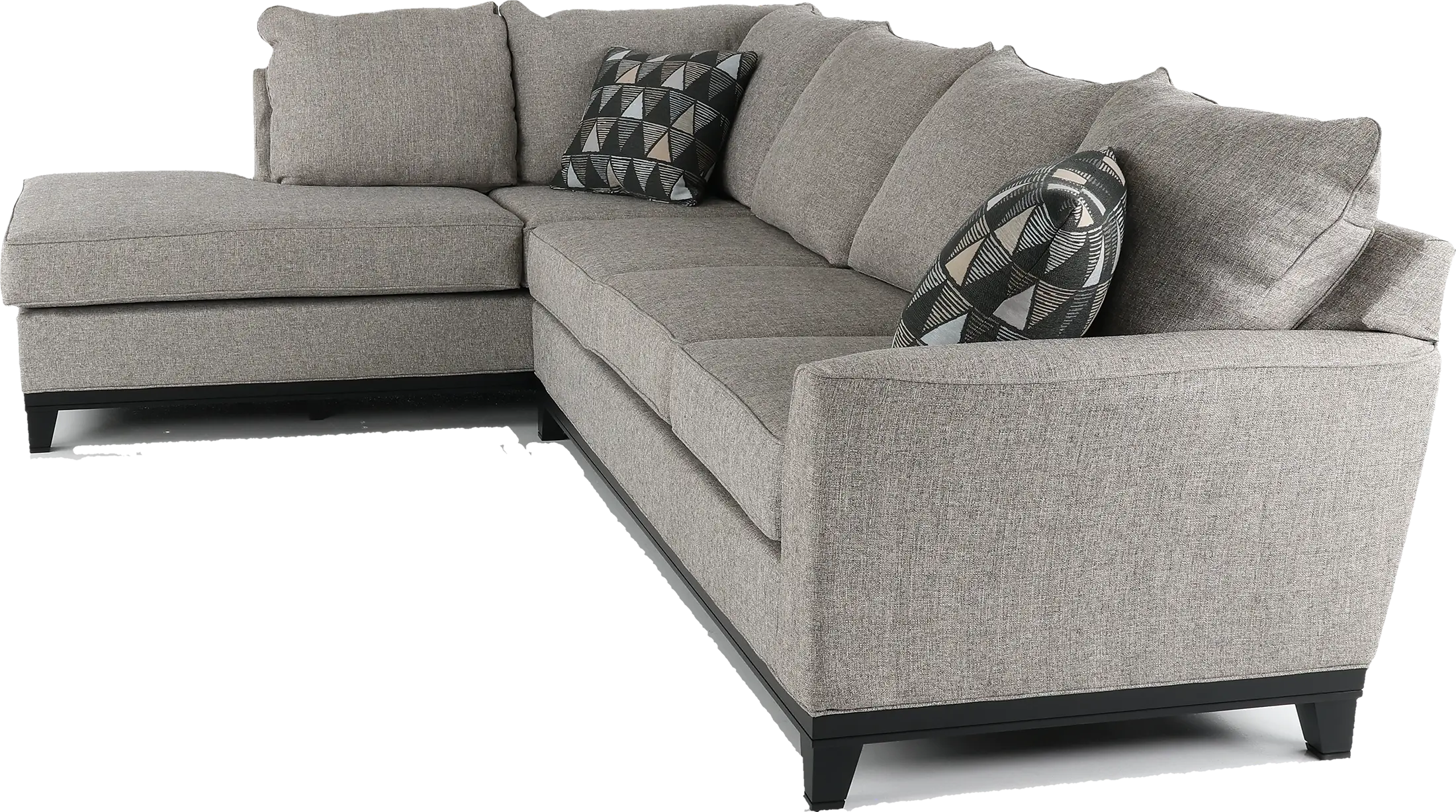 2PC/EMERSN/SLATE/OP2 Emerson Gray 2 Piece Sectional-4