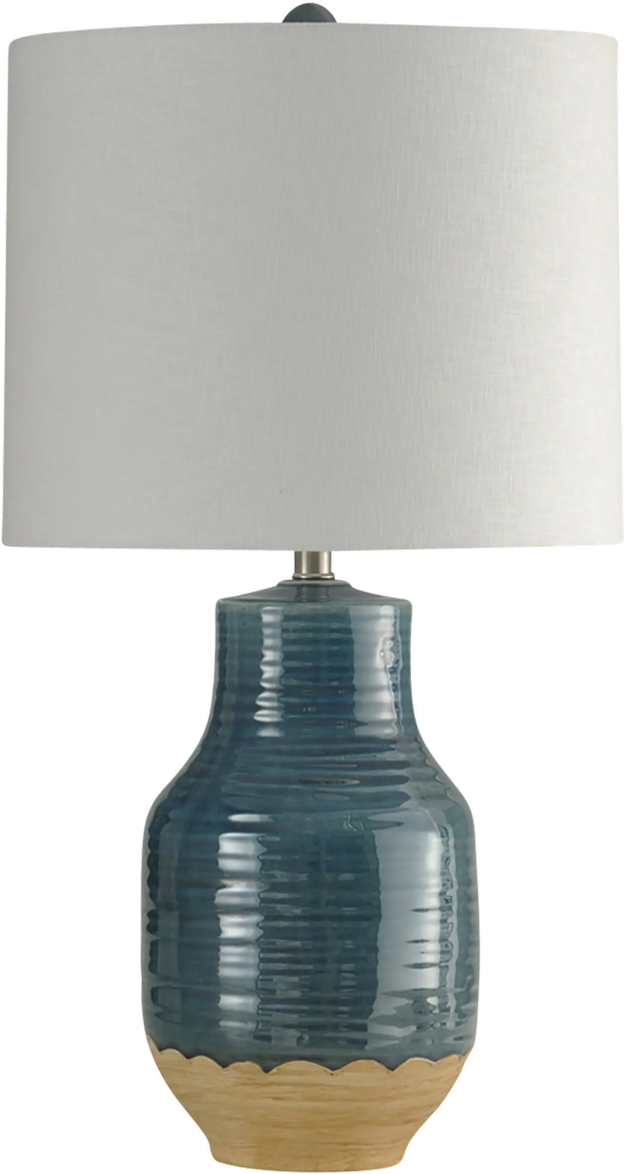 Blue Ceramic Table Lamp - Prova-1