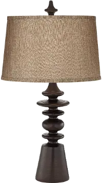 Espresso Table Lamp - Windermere