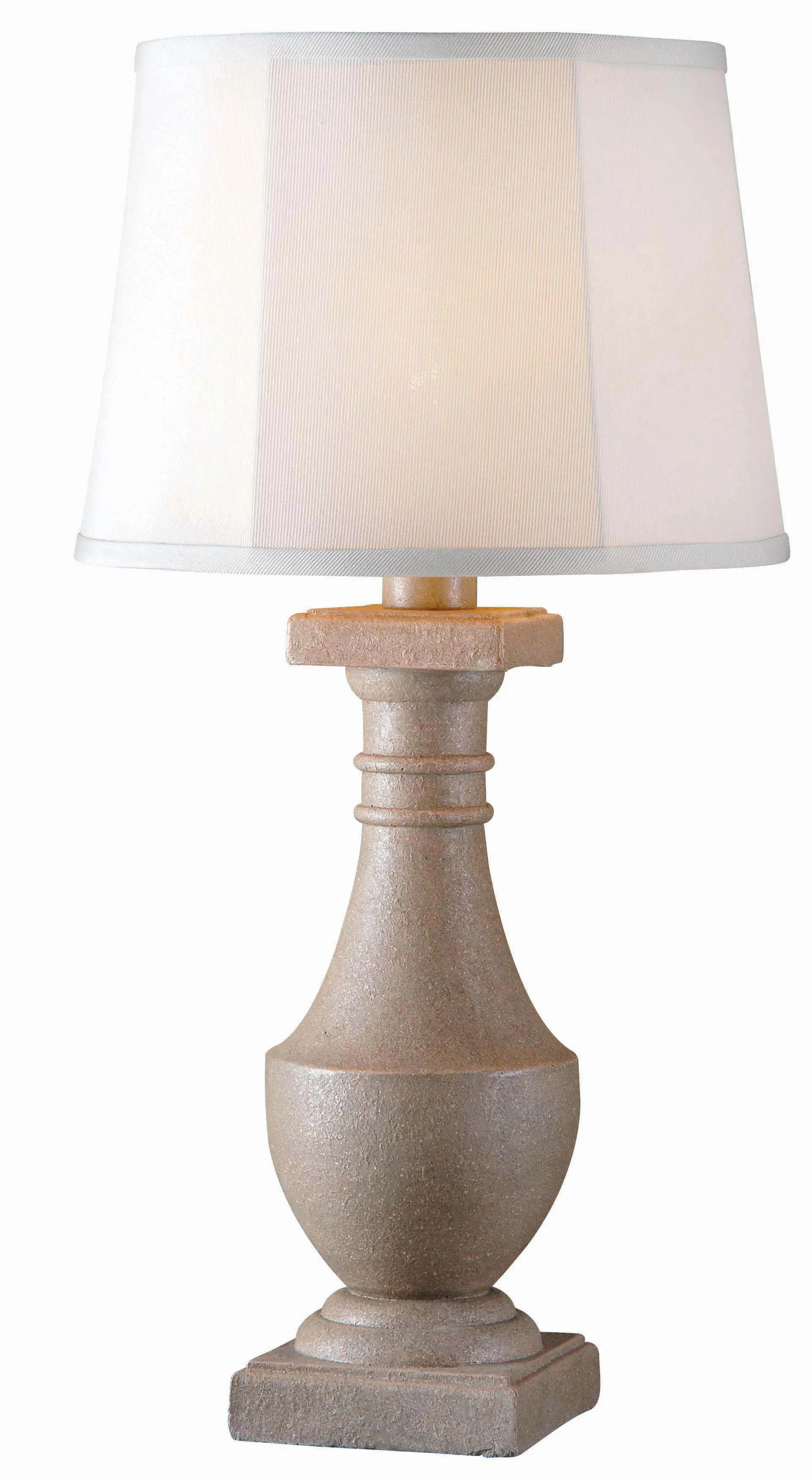 Neutral Outdoor Table Lamp - Coquina-2