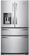 WRX735SDHZ Whirlpool 24.5 cu ft 4 Door Refrigerator - Stainless Steel